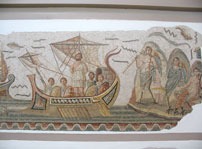 Ulysse et les Sirènes, mosaïque de Dougga-Bardo.